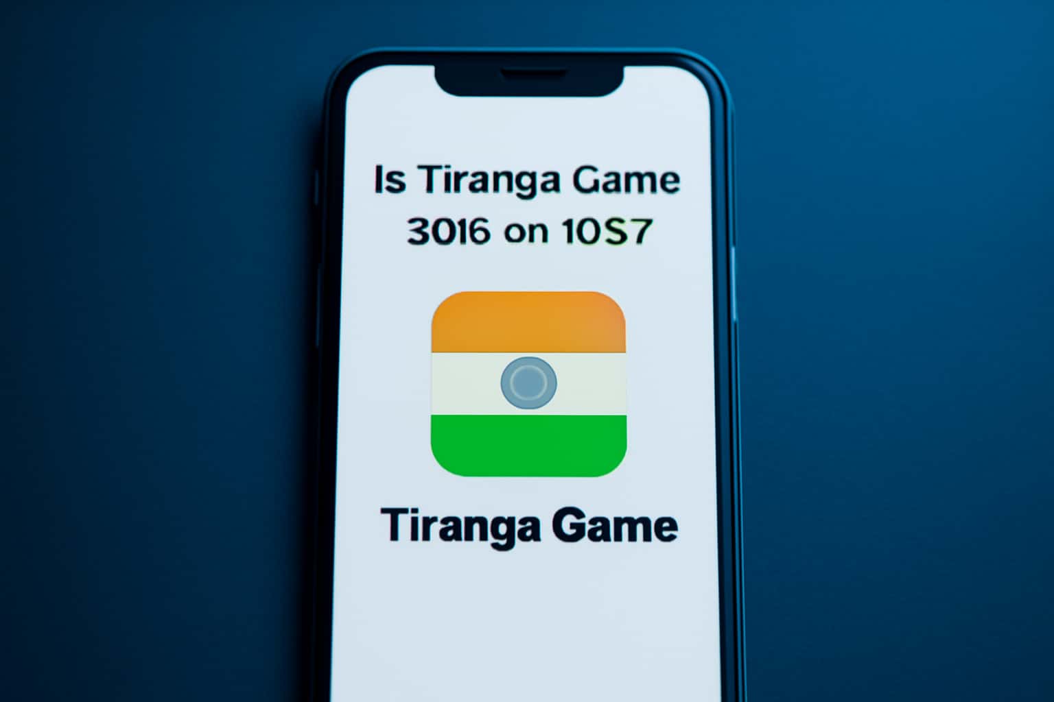Informational scene discussing the safety of Tiranga Game on iOS.