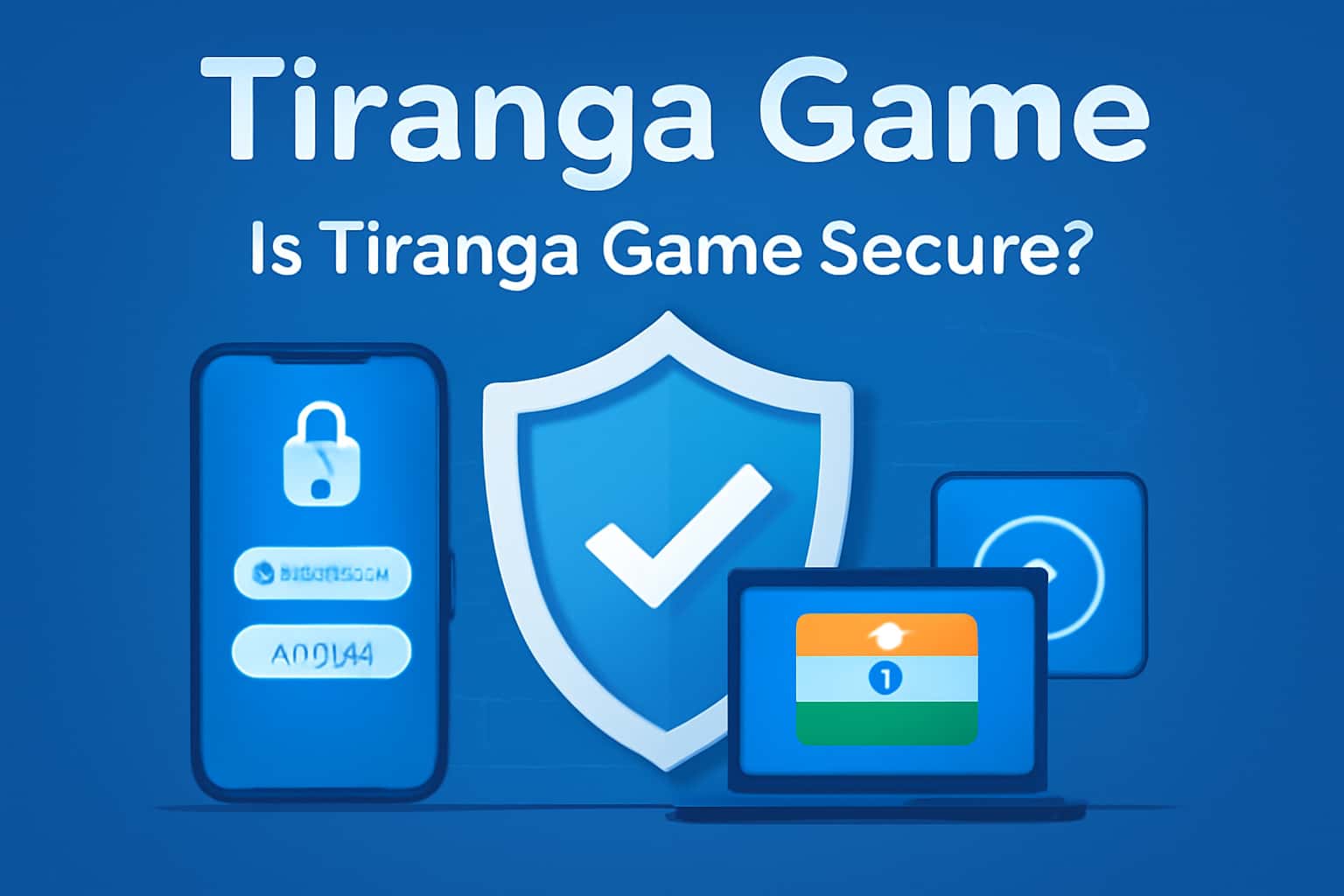 Visual representation of Tiranga Game security measures and updates.