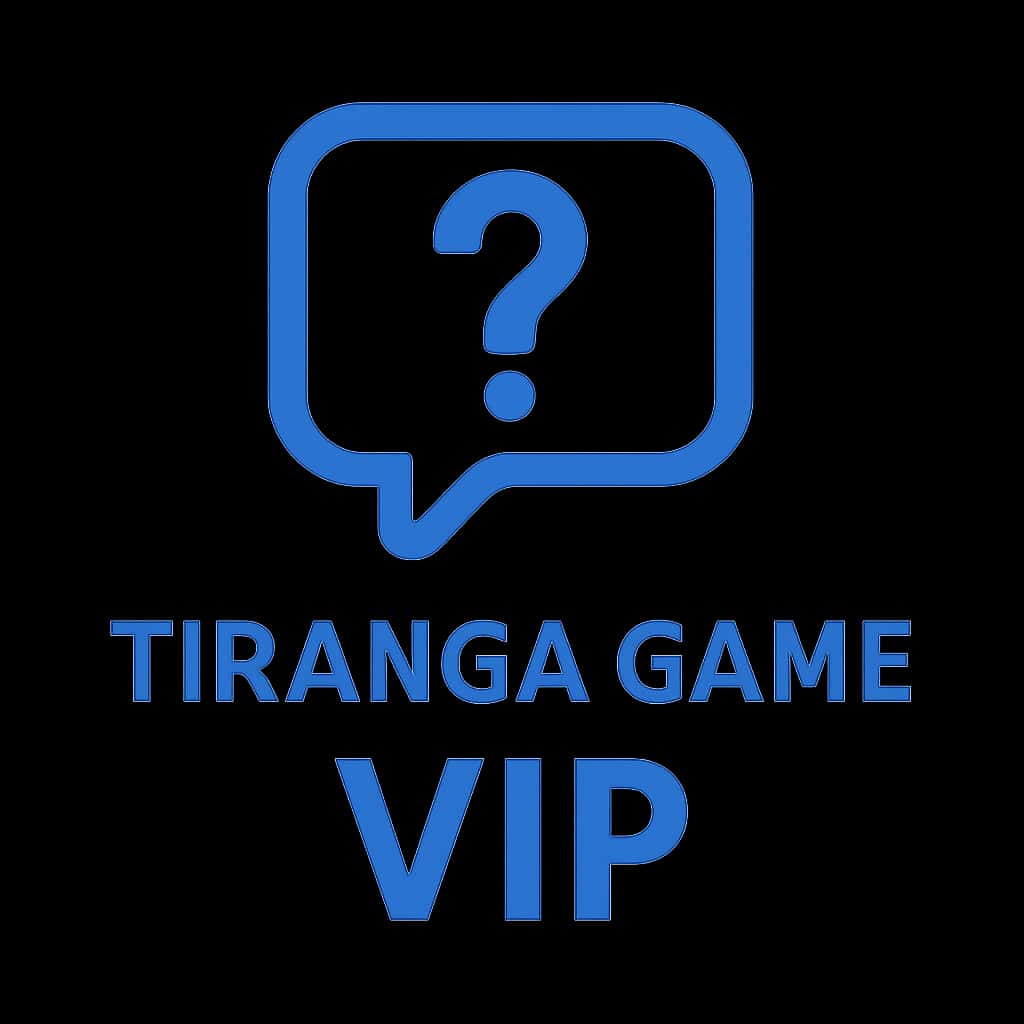 A badge representing Tiranga Game VIP features and enhancements.