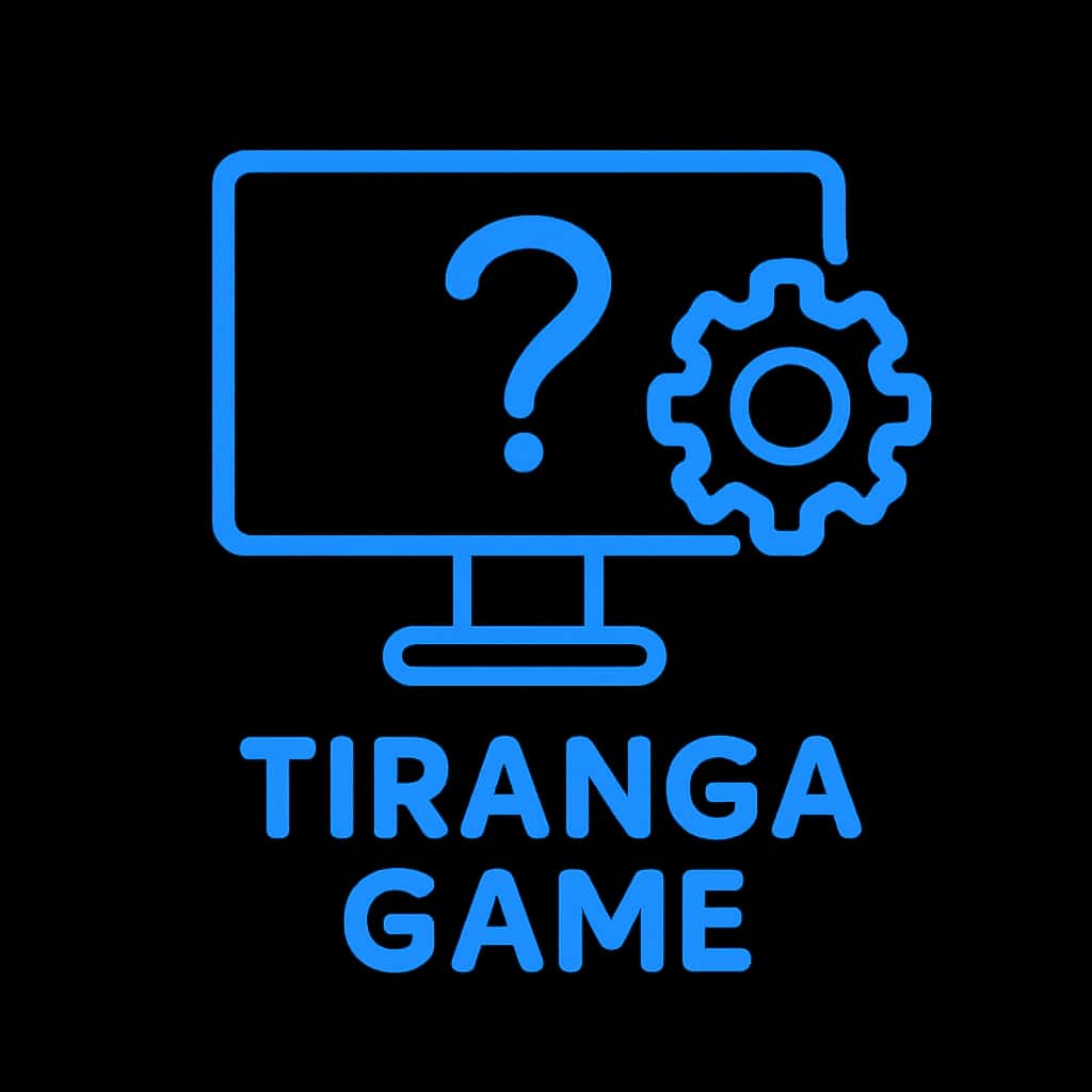 Icon illustrating Tiranga Game login troubleshooting.